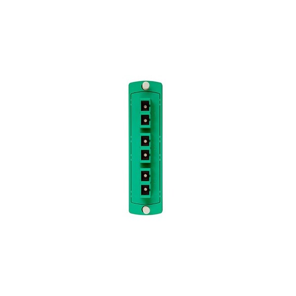 FIBER OPTIC ADAPTER PLT SDX SC 6F ZIR GN